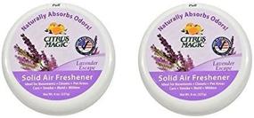 img 3 attached to 🌸 Citrus Magic Lavender Escape Odor Absorbing Solid Air Freshener - Pack of 2 (8-Ounce)