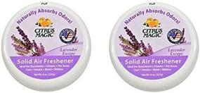 img 2 attached to 🌸 Citrus Magic Lavender Escape Odor Absorbing Solid Air Freshener - Pack of 2 (8-Ounce)