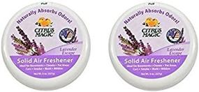 img 1 attached to 🌸 Citrus Magic Lavender Escape Odor Absorbing Solid Air Freshener - Pack of 2 (8-Ounce)