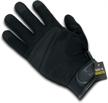 rapdom tactical digital leather gloves logo