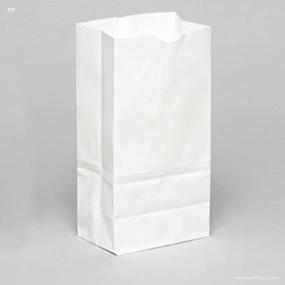 img 2 attached to Ecologically Friendly White Paper Bag Retail Store Fixtures: Shop Sustainable & Economically with Lb Recycled Paper Bags