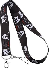 img 4 attached to 🤼 KEYCHIN Wrestling Whistle Lanyard Set - Coach & Referee Gift with ID Card Holder for Wrestlers, Training & Matches