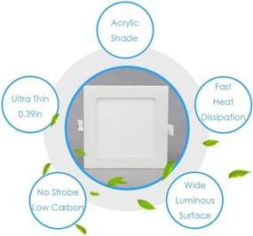 img 3 attached to Aolyty Recessed Downlight Consumption Dimmable Lighting & Ceiling Fans