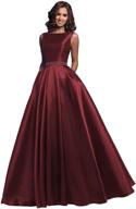 👗 ufashion beaded evening dress pockets for women's clothing logo