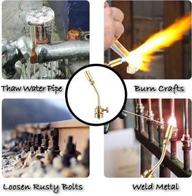 img 2 attached to 🔥 Efficient and Versatile: IDEALFLAME Propane Adjustable Soldering Welding Solution