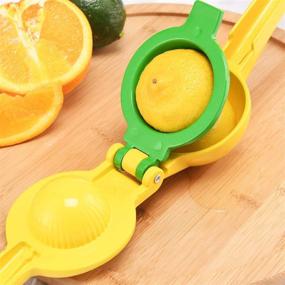 img 1 attached to 🍋 Lemon Squeezer Fruit Juicer Metal Citrus Orange 2-in-1 Pressme Press – Manual