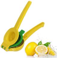 🍋 lemon squeezer fruit juicer metal citrus orange 2-in-1 pressme press – manual logo