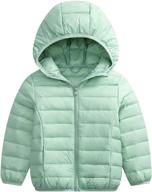 bofeta kids winter hooded lightweight puffer jackets outwear: warmth & style logo