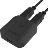 🔁 sabrent usb 3.0 sharing switch: effortless multiple computer & peripheral sharing with led device indicators (usb-sw30) logo