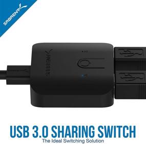 img 2 attached to 🔁 Sabrent USB 3.0 Sharing Switch: Effortless Multiple Computer & Peripheral Sharing with LED Device Indicators (USB-SW30)