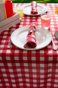 img 1 attached to 🌧️ DII Waterproof Tablecloth for Successful Backyard Gatherings