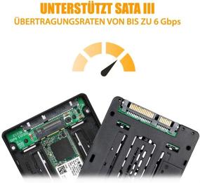 img 2 attached to 🔧 Безинструментальный адаптер преобразователя M.2 SATA в 2,5" SATA с креплением в корпусе - ICY DOCK Ezconvert MB703M2P-B