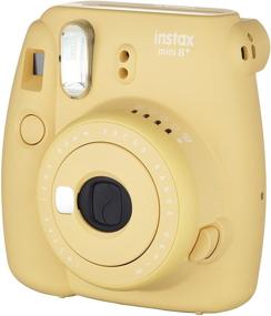 img 2 attached to Фотоаппарат с пленочной камерой Fujifilm Instax Mini 8 (Honey) с зеркалом для селфи - международная версия.