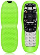 📺 directv rc73 remote control protective case - silicone cover sleeve replacement protector for rc70/rc71/rc72/rc73b, shockproof skin in green logo