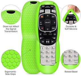 img 2 attached to 📺 DirecTV RC73 Remote Control Protective Case - Silicone Cover Sleeve Replacement Protector for RC70/RC71/RC72/RC73B, Shockproof Skin in Green