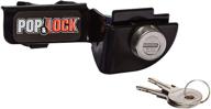 🔒 enhanced manual tailgate lock - pop &amp; lock pl3300 for dodge ram 1500/2500/3500 in black logo