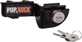 img 1 attached to 🔒 Enhanced Manual Tailgate Lock - Pop &amp; Lock PL3300 for Dodge Ram 1500/2500/3500 in Black