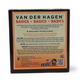 img 1 attached to 🧼 Van der Hagen Deluxe Shave Soap Bundle - 2.5 oz x 3 - Premium Quality"