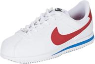 nike cortez white varsity royal logo