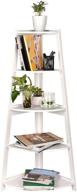 📚 gioidr corner ladder shelf: a versatile 5-tier wood look bookcase and display organizer for every space! logo