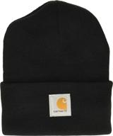 🧢 carhartt a18 men's acrylic watch hat: stay warm and stylish! logo