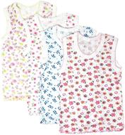 👚 girls' clothing: sleeveless cotton undershirts in pastel colors logo