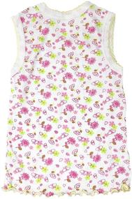 img 1 attached to 👚 Girls' Clothing: Sleeveless Cotton Undershirts in Pastel Colors