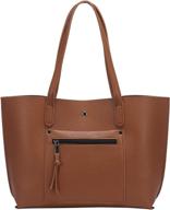 👜 loreal capacity pebbled leather shoulder handbags, wallets, and totes for women logo