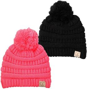 img 4 attached to 🧒 H6847 Winter Slouchy Toddler Beanie: Boys' Hats & Caps Accessories