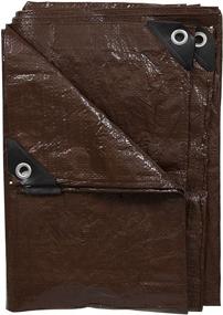 img 4 attached to 🏕️ Stansport Reinforced Brown Rip-Stop Tarp: Durable and Versatile Outdoor Protection