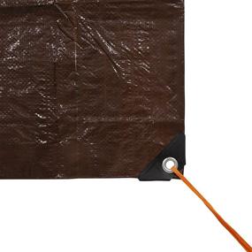 img 3 attached to 🏕️ Stansport Reinforced Brown Rip-Stop Tarp: Durable and Versatile Outdoor Protection