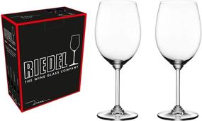 img 3 attached to Riedel Cabernet/Merlot Wine Series Glass Set, Clear, Pack of 2