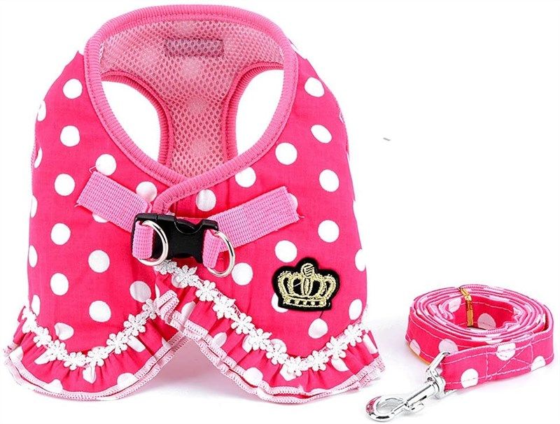 SMALLLEE_LUCKY_STORE Waffle Dog Pajamas For Small Dog, Solid Puppy Pullover Jumpsuit With D-Ring And Bear Patch, Stretchable Pet Pjs
