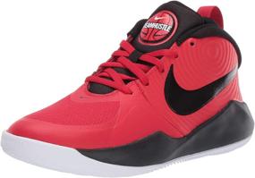img 4 attached to Nike Hustle Sneaker for Girls in University Black - Stylish Shoes