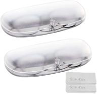 👓 transparent magnetic eyeglasses protective case for men - bauson men's accessories logo