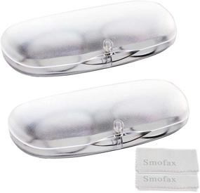 img 4 attached to 👓 Transparent Magnetic Eyeglasses Protective Case for Men - Bauson Men's Accessories