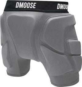 img 4 attached to ❄️ DMoose Protective Padded Shorts: Ultimate Snowboard Butt Pads for Skiing, Skating & Tailbone Protection