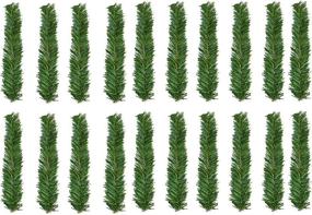 img 3 attached to 🎄 Haute Decor 18 inch Garland Ties, 20 Pack in Noble Fir for Enhanced SEO