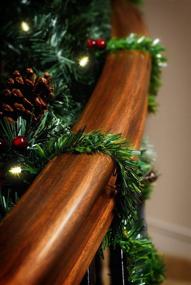 img 2 attached to 🎄 Haute Decor 18 inch Garland Ties, 20 Pack in Noble Fir for Enhanced SEO