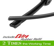 🌬️ winpower 22-inch windshield wiper blade + rubber refills - all season (pack of 1) logo