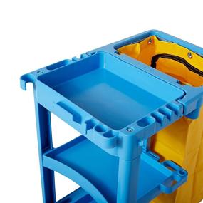 img 2 attached to Rubbermaid Commercial Xtra Utility FG617388BLUE: Durable and Versatile Storage Solution for Industrial and Commercial Settings