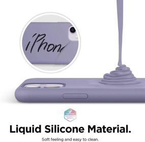 img 2 attached to Elago Silicone Case Compatible With IPhone 11 (Lavender Grey) - Premium Liquid Silicone