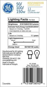 img 2 attached to 💡 GE Lighting 97494: Efficient and Bright 150 Watt 2155 Lumen Bulb