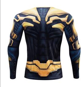 img 3 attached to YUNYIYIS Super Hero Compression Quick Drying Logo Short CY019 XL Men's Clothing in Active