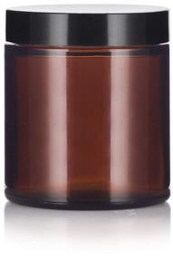 img 2 attached to 🍶 Travel Accessories Amber Glass Straight Sided Jar