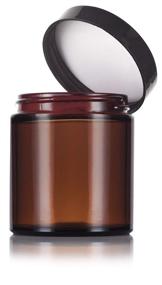 img 1 attached to 🍶 Travel Accessories Amber Glass Straight Sided Jar