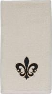 ivory luxurious avanti linens luxembourg fingertip towel: a supreme bath accessory logo