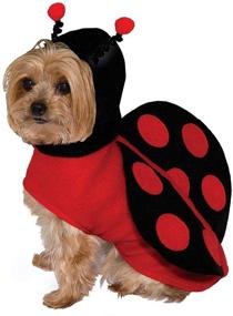 img 2 attached to 🐞 Adorable Lady Bug Pet Costume - Medium Size in Vibrant Red