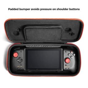 img 3 attached to 🎮 tomtoc Nintendo Switch/OLED-Model Hori Split Pad Pro Controller Carry Case – Grip Protective Carrying Case with 30 Game Cartridges, Moon Theme Limited Edition
