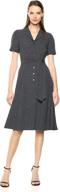 👗 stylish anne klein womens collar camellia dresses for women logo